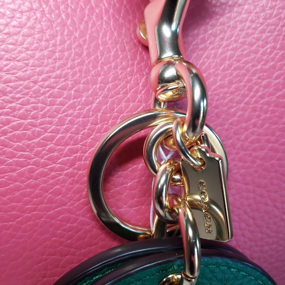 COACH | Mirror Bag Charm with Diary Embroidery Green - Picture 4 of 11